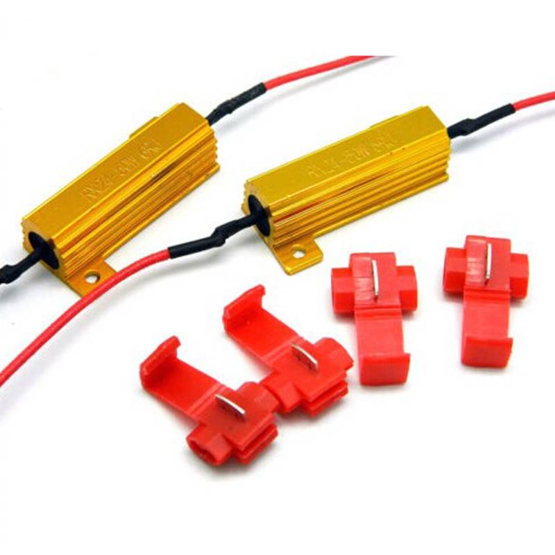 Mintice™ 2 X 12V KFZ Auto LKW 50W 6 Ohm Lastwiderstand Widerstand für SMD Blinker Schwanz von Mintice