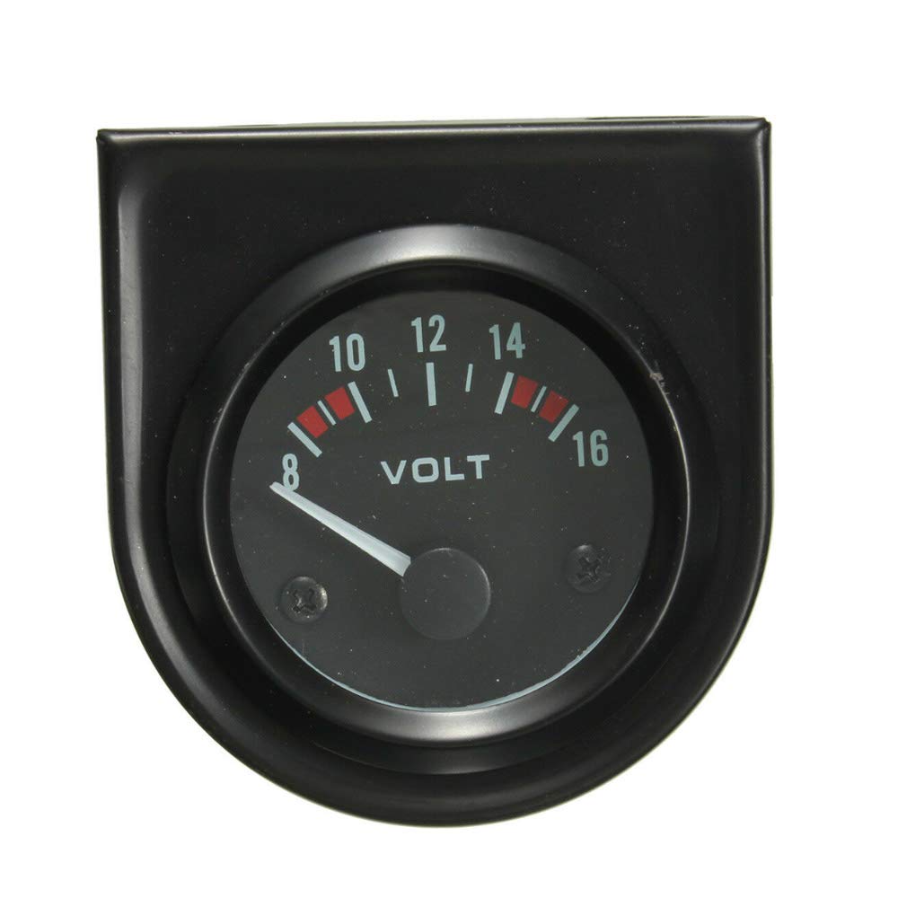 Mintice 2" 52mm Licht Kfz Auto Universal Voltmeter Batteriespannung Anzeige Instrument Gauge Rauchfarbe Len Zeiger Indikator Mintice 2" 52mm Licht Kfz Auto Universal Voltmeter Batteriespannung Anzeige Instrument Gauge Rauchfarbe Len Zeiger Indikator von Mintice