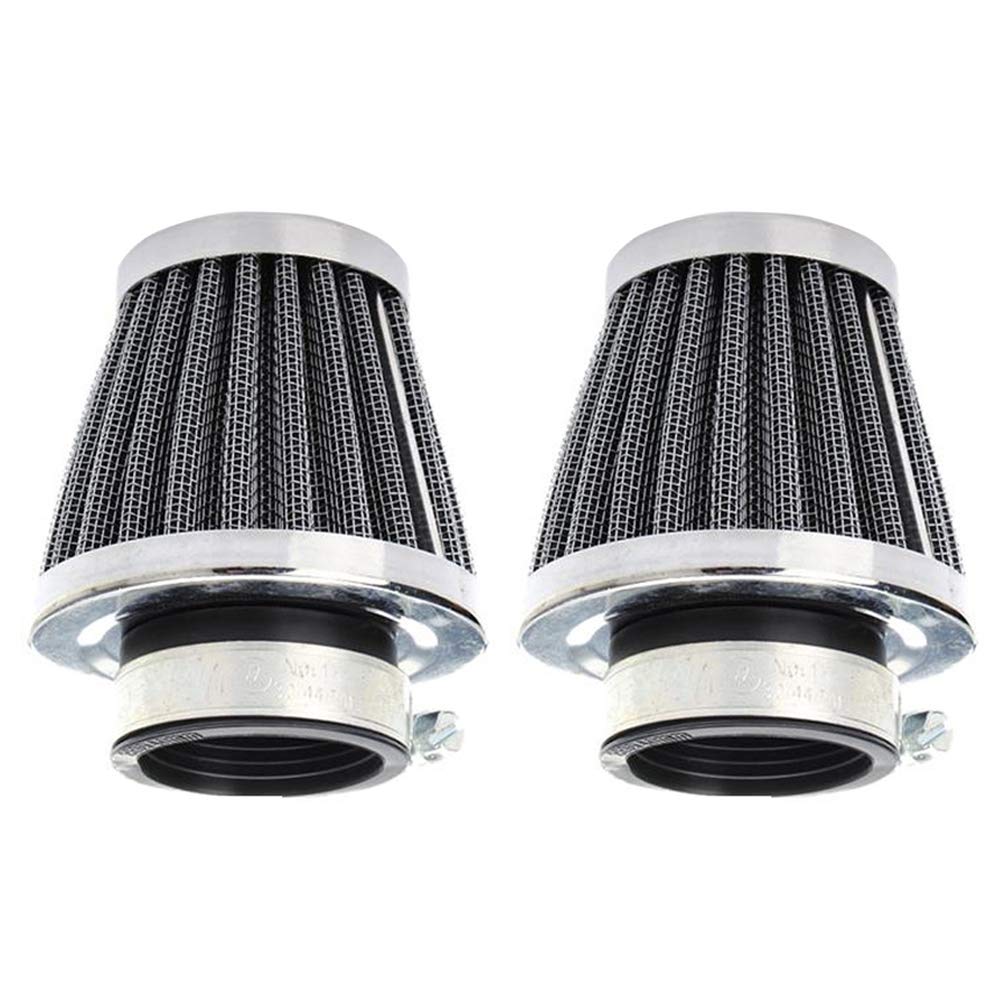 Mintice 2 X 35mm KFZ Auto Silber Motorrad Air Pod Intake Luftfilter Clamp Gummi Sportluftfilter Dirt ATV Mintice 2 X 35mm KFZ Auto Silber Motorrad Air Pod Intake Luftfilter Clamp Gummi Sportluftfilter Dirt ATV von Mintice