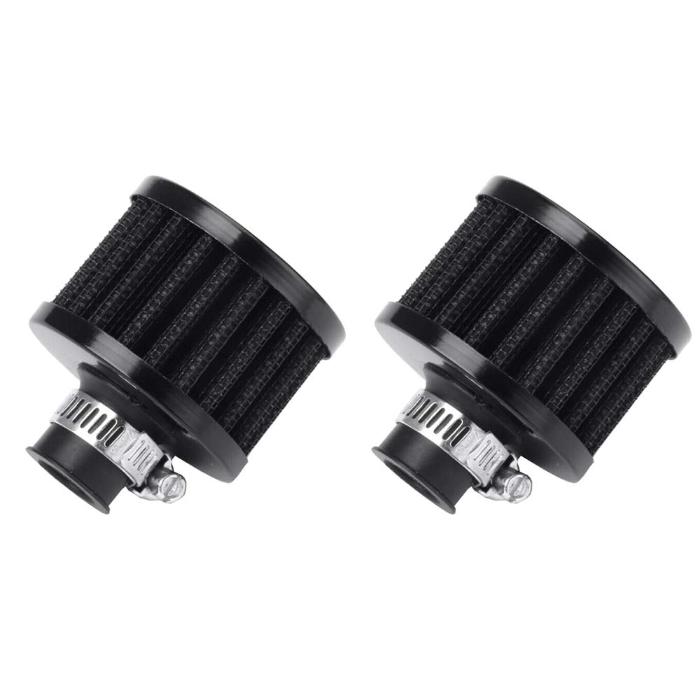 Mintice 2 X KFZ Schwarz Motorrad 12mm Air Intake Luftfilter Clamp Gummi Sportluftfilter Dirt ATV Pilzkopf Reiniger Mintice 2 X KFZ Schwarz Motorrad 12mm Air Intake Luftfilter Clamp Gummi Sportluftfilter Dirt ATV Pilzkopf Reiniger von Mintice