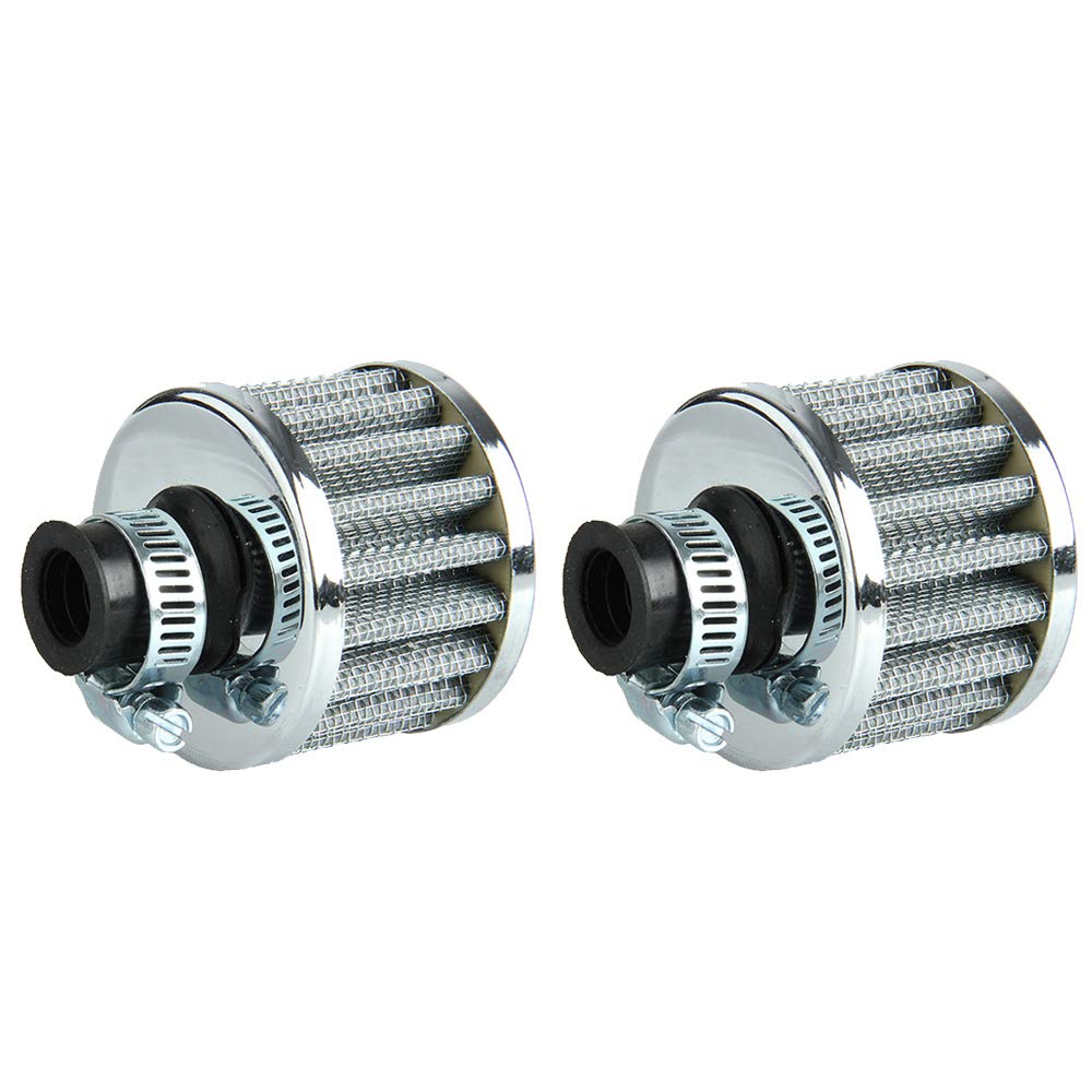Mintice 2 X KFZ Silber Motorrad 12mm Air Intake Luftfilter Clamp Gummi Sportluftfilter Dirt ATV Pilzkopf Reiniger Mintice 2 X KFZ Silber Motorrad 12mm Air Intake Luftfilter Clamp Gummi Sportluftfilter Dirt ATV Pilzkopf Reiniger von Mintice