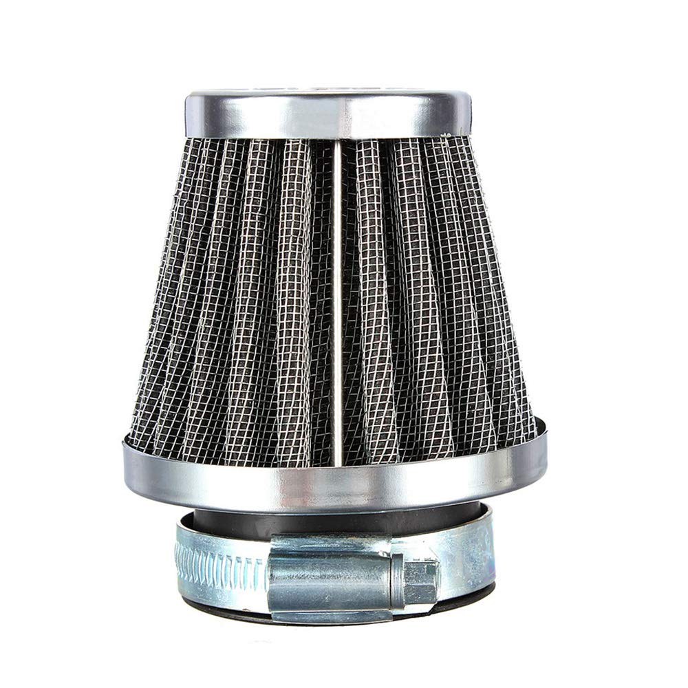 Mintice 38mm KFZ Auto Silber Motorrad Air Pod Intake Luftfilter Clamp Gummi Sportluftfilter Schwarz Dirt ATV Mintice 38mm KFZ Auto Silber Motorrad Air Pod Intake Luftfilter Clamp Gummi Sportluftfilter Schwarz Dirt ATV von Mintice