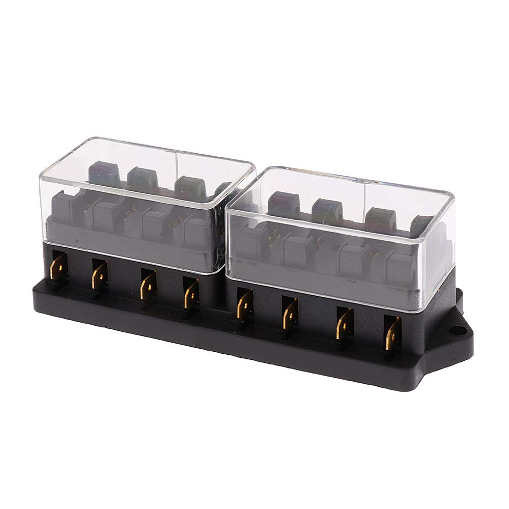 Mintice 8-Fach Sicherungsträger Sicherungshalter ATO ATC KFZ Sicherungskasten Flachsicherungen Sicherungsdose Mintice 8-Fach Sicherungsträger Sicherungshalter ATO ATC KFZ Sicherungskasten Flachsicherungen Sicherungsdose von Mintice