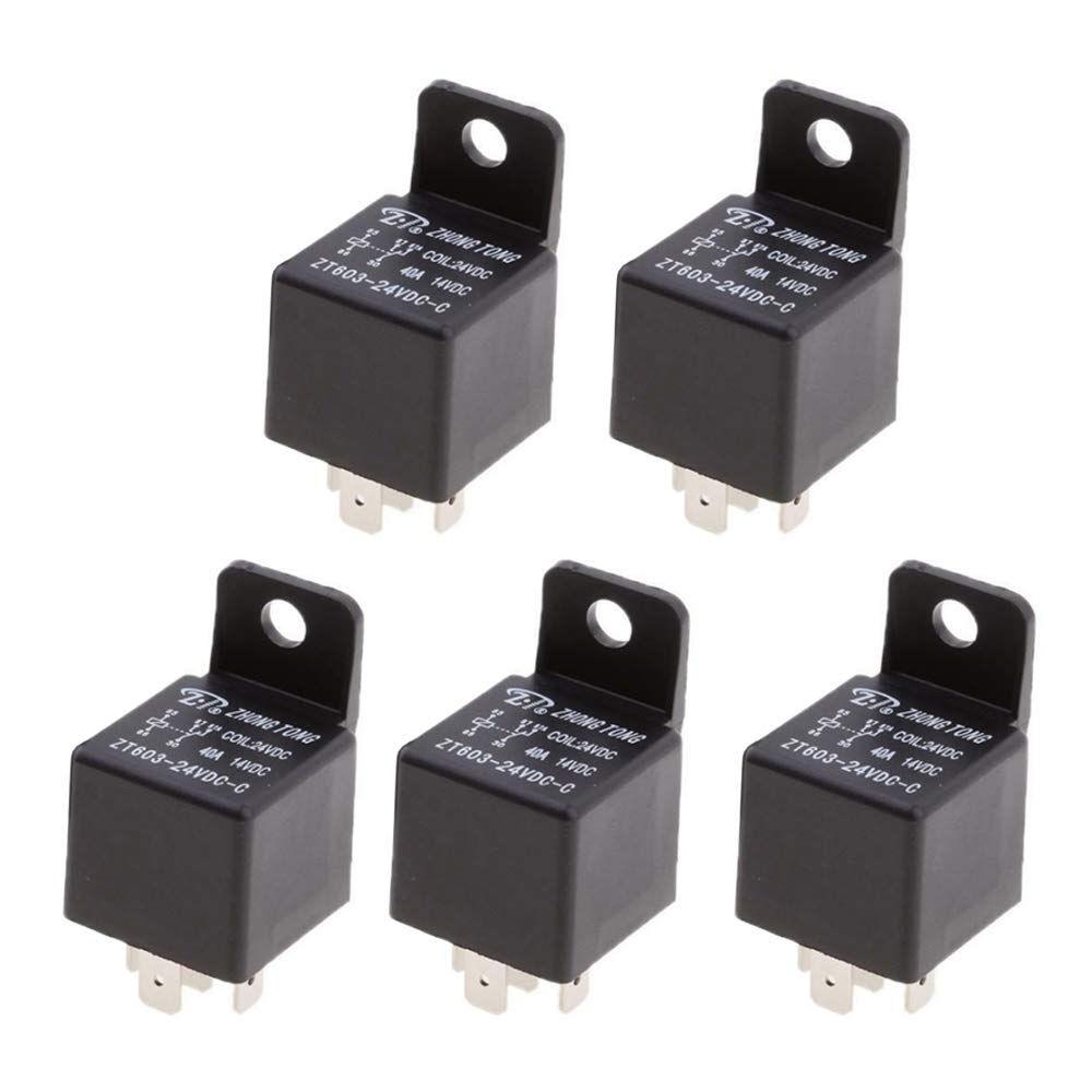 Mintice™ 5 X 12V 40A 5-Polig SPDT KFZ Relais Schließer LKW Wechselrelais Leistungsrelais Motorrad Boot Mintice™ 5 X 12V 40A 5-Polig SPDT KFZ Relais Schließer LKW Wechselrelais Leistungsrelais Motorrad Boot von Mintice