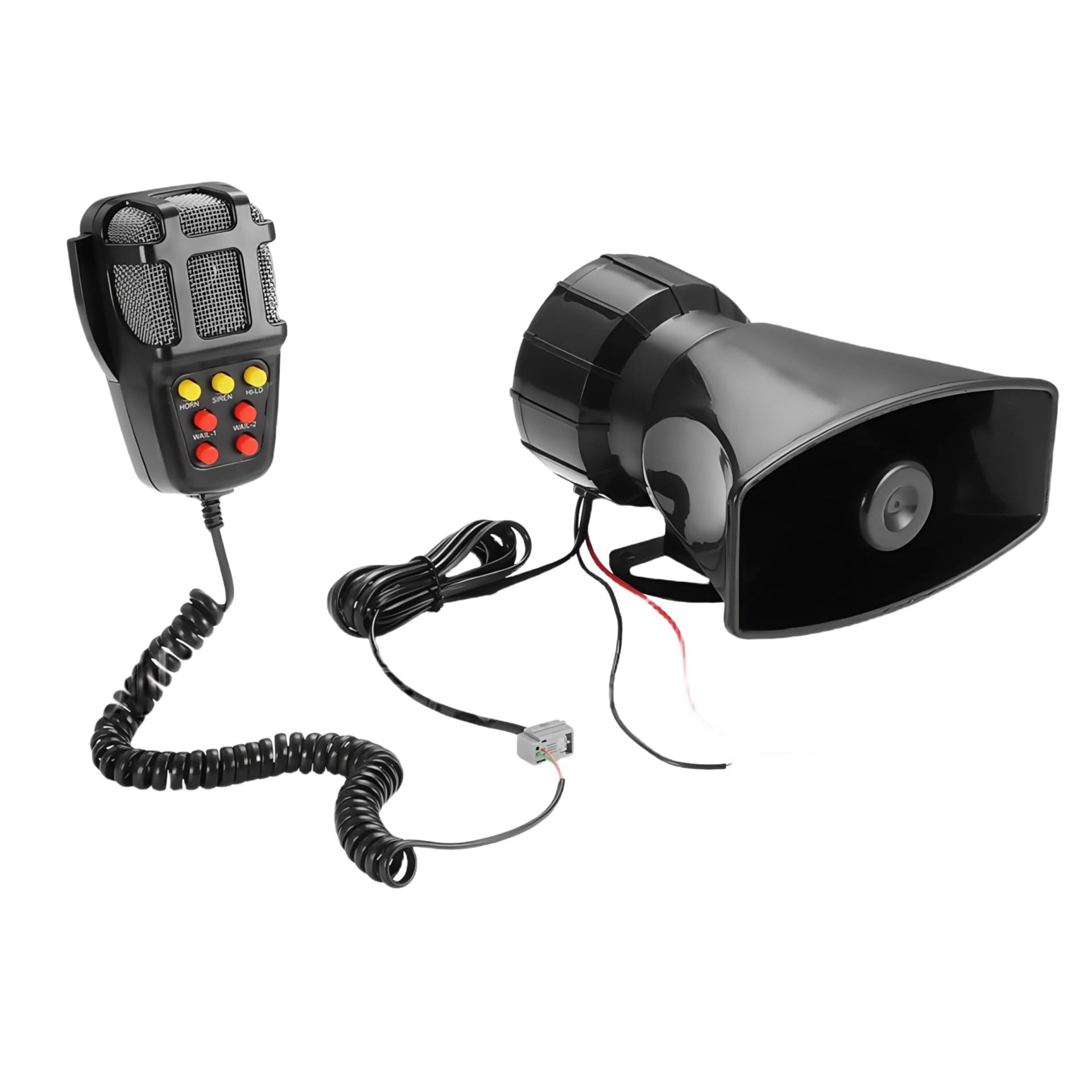 Auto Sirene Lautsprecher Fahrzeug 12V 100W 7 Ton Sound Horn mit Mic PA Polizei Notfallsignal Hupe Auto Sirene Lautsprecher Fahrzeug 12V 100W 7 Ton Sound Horn mit Mic PA Polizei Notfallsignal Hupe von Guangyu