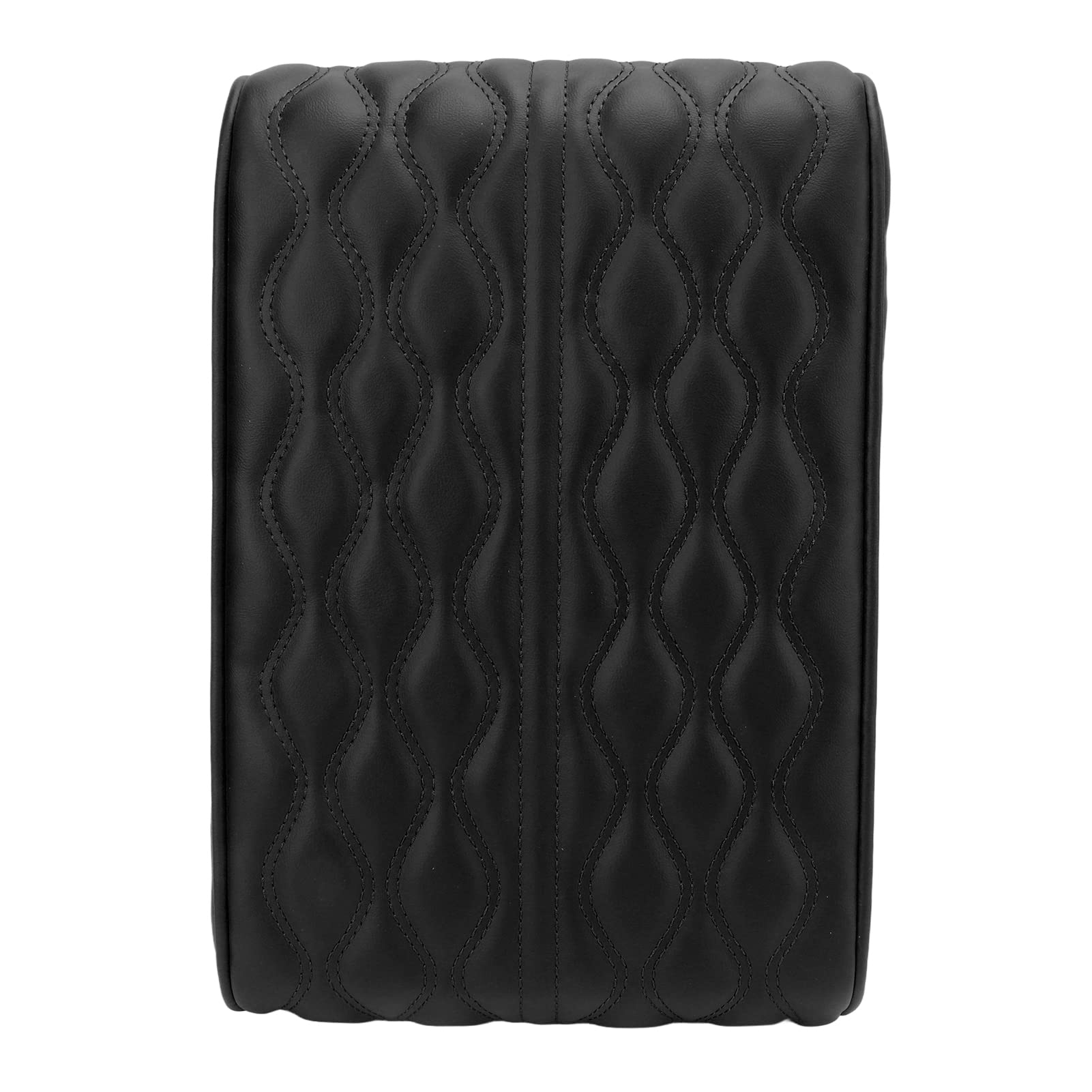 Miosugo Auto Armlehnen Auflage, Armlehnenbox Abdeckung, Universal Armstützenbezug, Auto Mittelarmlehne Cover, Memory Schaum Armlehnenpolster, Wasserdichte PU Leder Abdeckung (Schwarz) von Miosugo