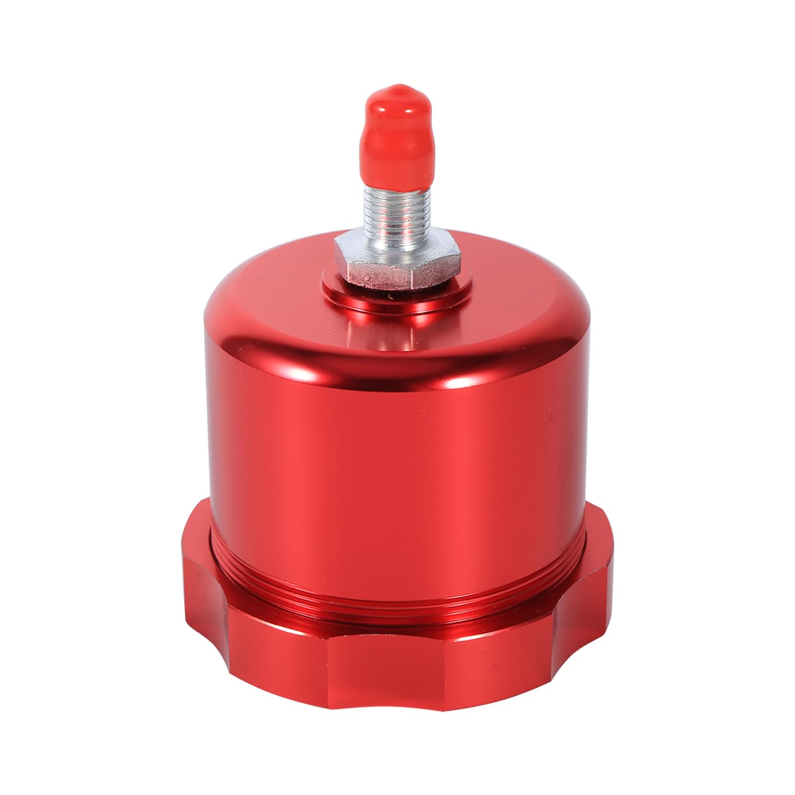 Miosugo Hydraulische Handbremse, Bremsflüssigkeitsbehälter, Universal Öltank, Aluminium Bremsbehälter, Drift Racing Zubehör (Rot) von Miosugo