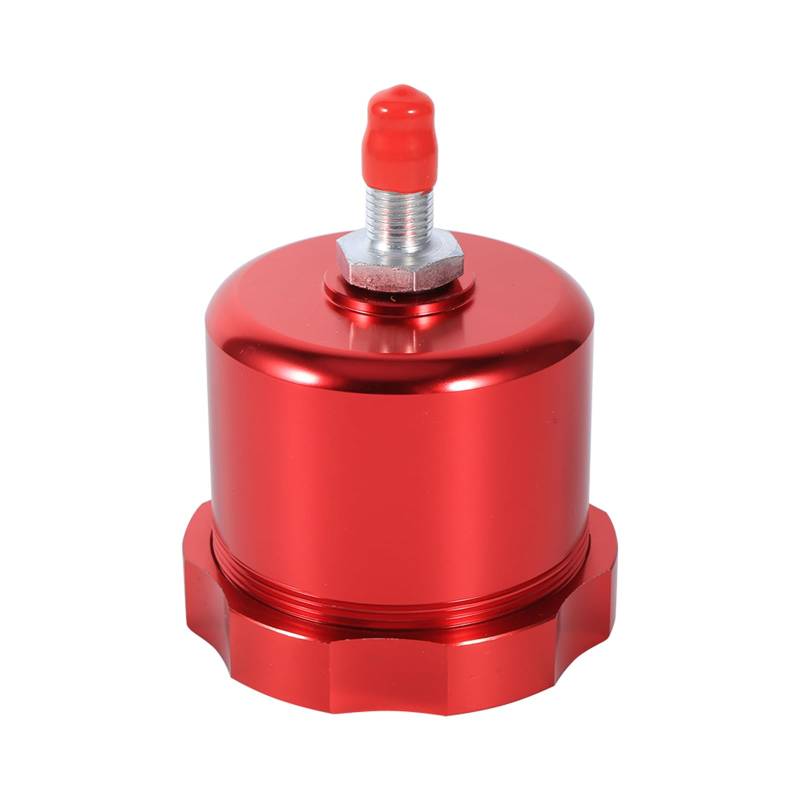 Miosugo Hydraulische Handbremse, Bremsflüssigkeitsbehälter, Universal Öltank, Aluminium Bremsbehälter, Drift Racing Zubehör (Rot) von Miosugo