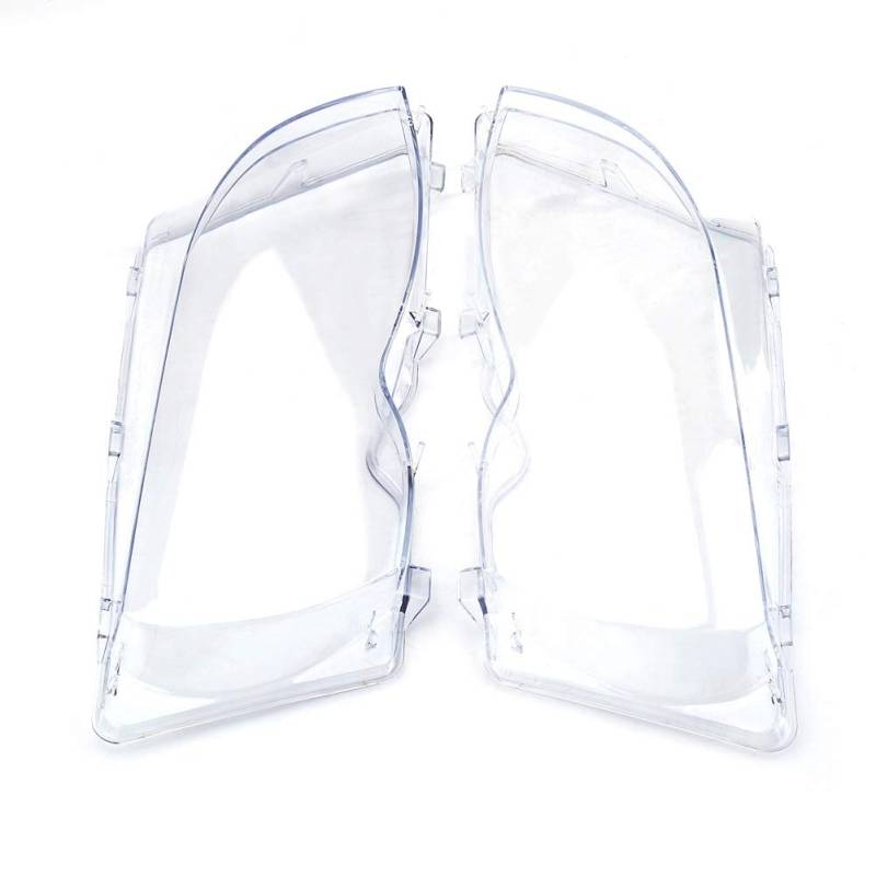 Miosugo Klarglasscheibe für Scheinwerfer, Ersatzscheinwerfergläser 2er-Set, für 3er Autoscheinwerferabdeckung E46 01-05 Facelift 63126924043 63126924044 von Miosugo