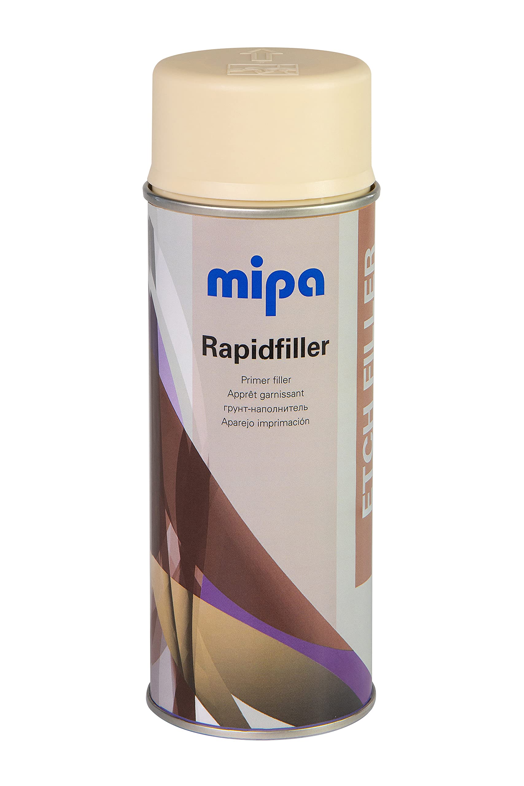 MIPA Rapidfiller-Spray beige Grundierung Rostschutz Autolack Haftvermittler 0,4L von MIPA