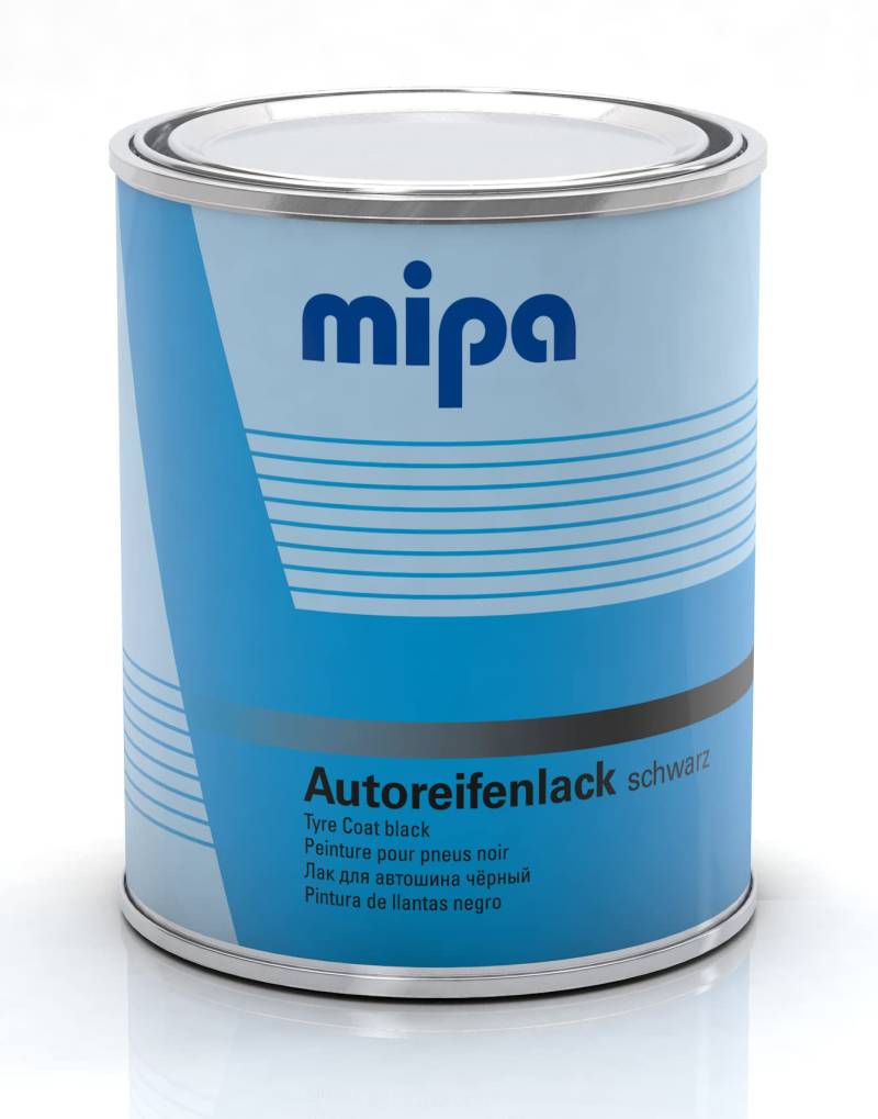MIPA Autoreifenlack schwarz 1 Liter 246410001 Autoreifen Auffrischung von MIPA