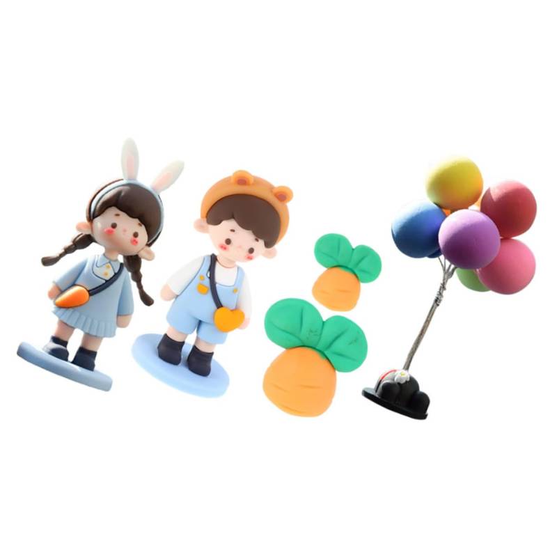 Mipcase 1Satz Figuren für Auto Niedliche Karottenstatue Ballon Dekoration für Armaturenbrett Kreative Innenausstattung für Kfz Ästhetisches Autozubehör Geschenkidee für Männer von Mipcase