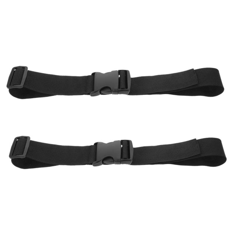 Mipcase 2 Stück Gepäckbinder Reisezubehör Gürtel Koffer Rucksack Verlängerungsgurt Verstellbarer Gurt Rucksack Hüftgurt Handtaschengurt Hüfttasche Schultergurt Packgurte von Mipcase