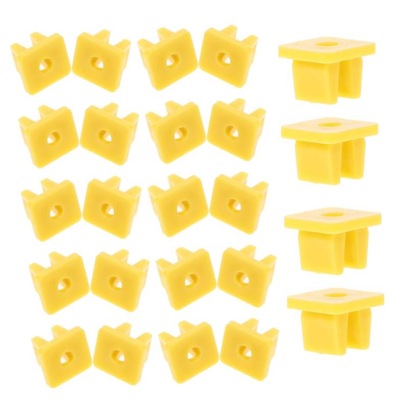 Mipcase 200Stücke Panel Clips für Autos Hochwertige Kunststoffbefestigungselemente für Motorabdeckungen Stoßstangen und Karosserieverkleidungen Langlebig von Mipcase