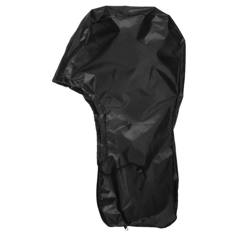 Mipcase Bootsseitige Schutzhülle Yachtabdeckung Verdickte Außenbordmotorabdeckung Motorabdeckung Für Schnellboote Roller Regenschutz Motorhaubenabdeckungen Für Boote Polyester Black von Mipcase