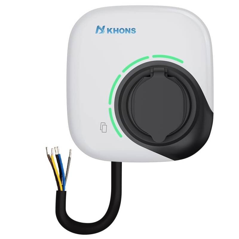 Miracle EV Connctor Khons 22KW Typ2 Elektroauto-Wallbox, WLAN-App Steuerung, Dreiphasige Ladestation für Zuhause von Miracle EV Connctor