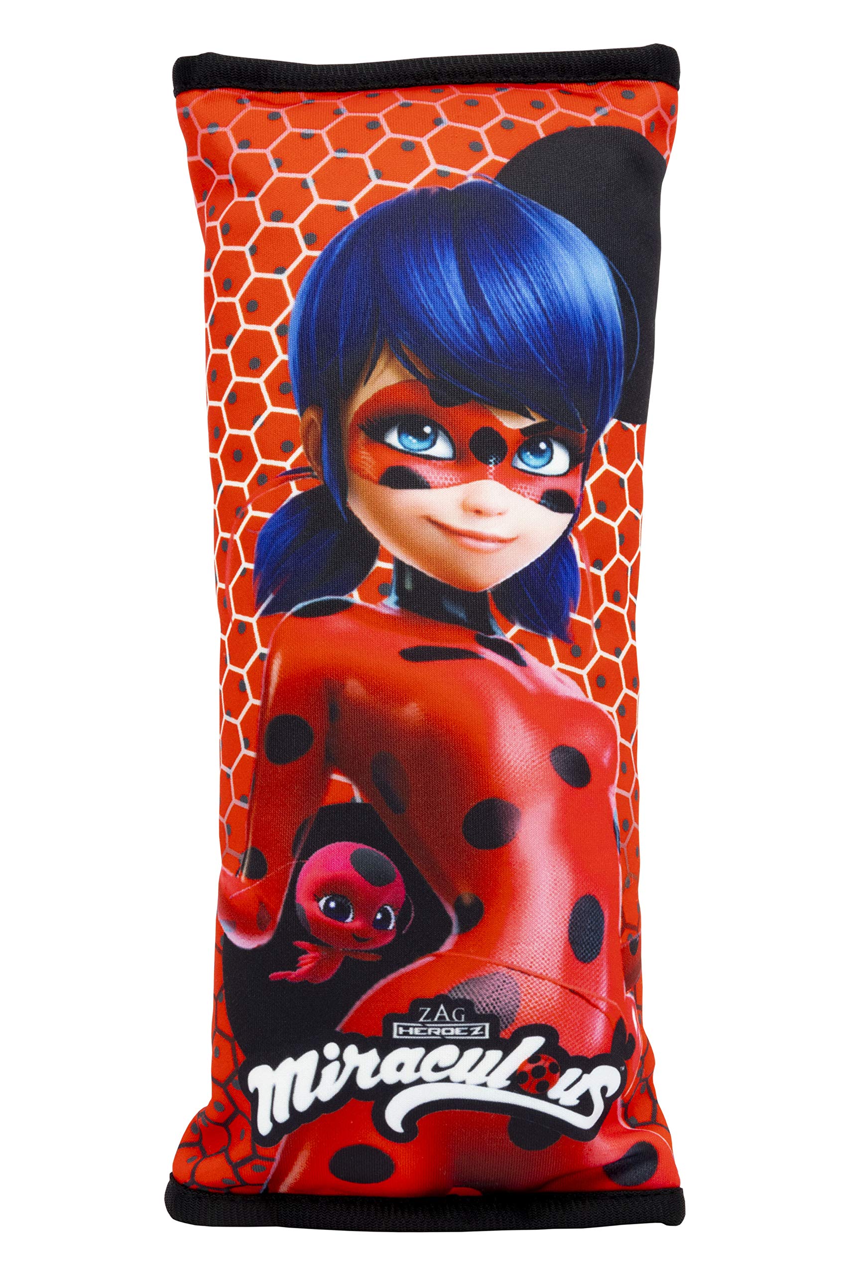 Miraculous Ladybug LADYB106 Gürtelkissen Größe XL Reiseauto Cat Noir, Rot, Universal von Miraculous