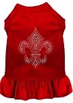 Mirage Pet Products 57–23 XSRD rot silber Fleur de Lis Strass Kleid, XS Mirage Pet Products 57–23 XSRD rot silber Fleur de Lis Strass Kleid, XS von Mirage Pet Products