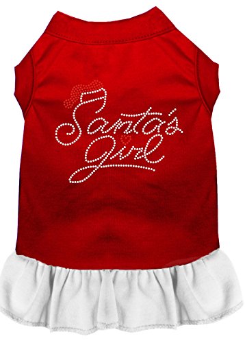 Mirage Pet Products 57–65 rdwtmd Santa 's Girl Strass Hund Kleid, Medium, Rot mit Weiß Mirage Pet Products 57–65 rdwtmd Santa 's Girl Strass Hund Kleid, Medium, Rot mit Weiß von Mirage Pet Products