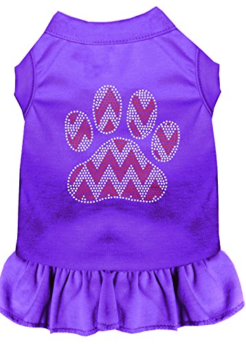 Mirage Pet Products 57–70 prxs Candy Cane Chevron Paw Strass Hund Kleid, X-Small, Violett Mirage Pet Products 57–70 prxs Candy Cane Chevron Paw Strass Hund Kleid, X-Small, Violett von Mirage Pet Products