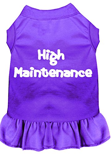 Mirage Pet Products 58–06 4 x PR violett 4 High Maintenance Screen Print Kleid, 4 x große von Mirage Pet Products