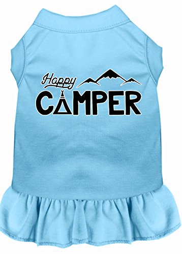 Mirage Pet Products 58–59 bblxl Happy Camper Siebdruck Hund Kleid, Large, Baby Blau von Mirage Pet Products