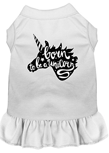 Mirage Pet Products 58–60 wtsm Born to be a unicorn Bildschirm Print Hund Kleid,, klein, weiß Mirage Pet Products 58–60 wtsm Born to be a unicorn Bildschirm Print Hund Kleid,, klein, weiß von Mirage Pet Products