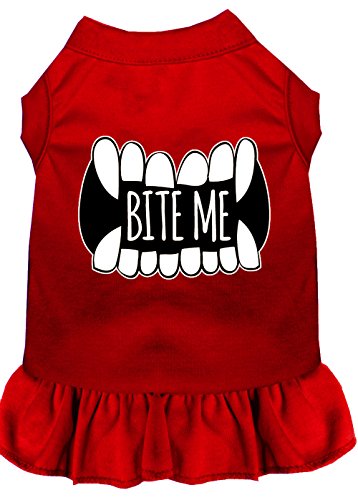 Mirage Pet Products 58–63 rdmd Bite Me Bildschirm Print Hund Kleid, Medium, Rot von Mirage Pet Products