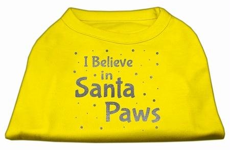 Mirage Pet Products Bildschirm Print Santa Paws Pet Shirt, Medium, Gelb Mirage Pet Products Bildschirm Print Santa Paws Pet Shirt, Medium, Gelb von Mirage Pet Products