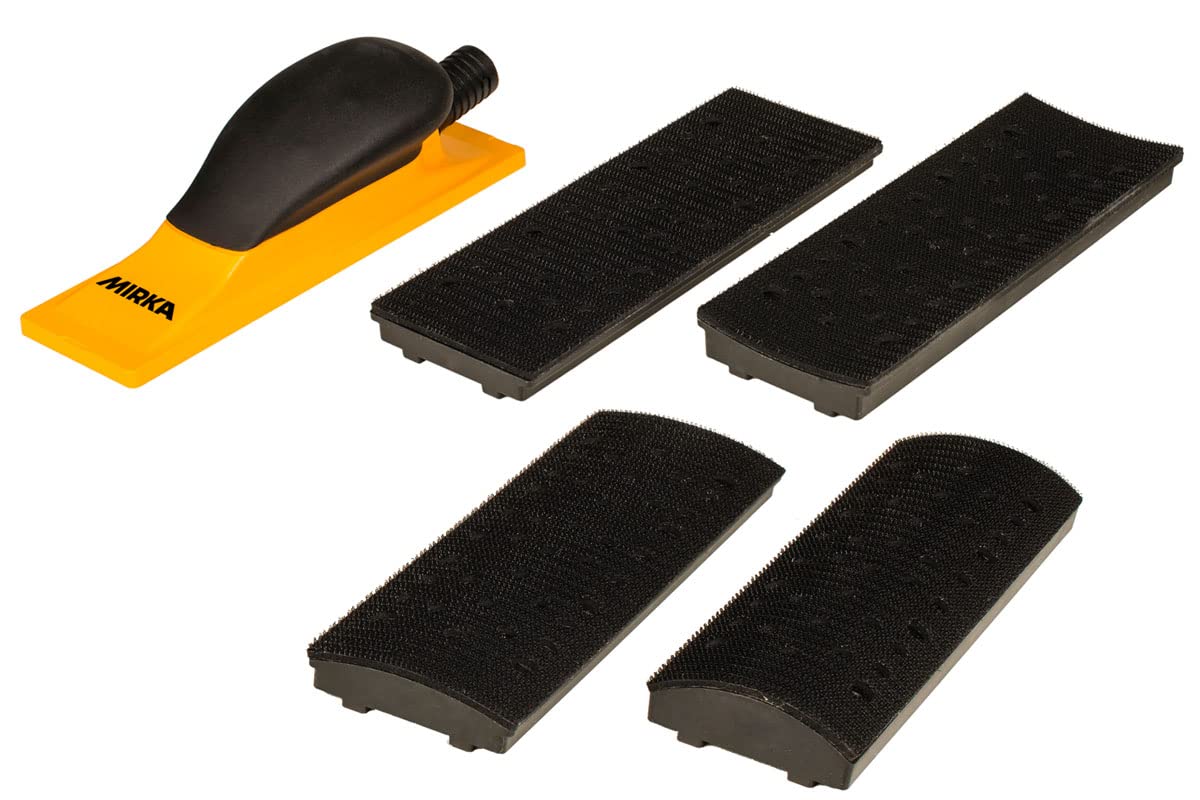 Mirka 8391520111 Handblock Kit Grip 40 L, 70 x 198 mm, Gelb von MIRKA