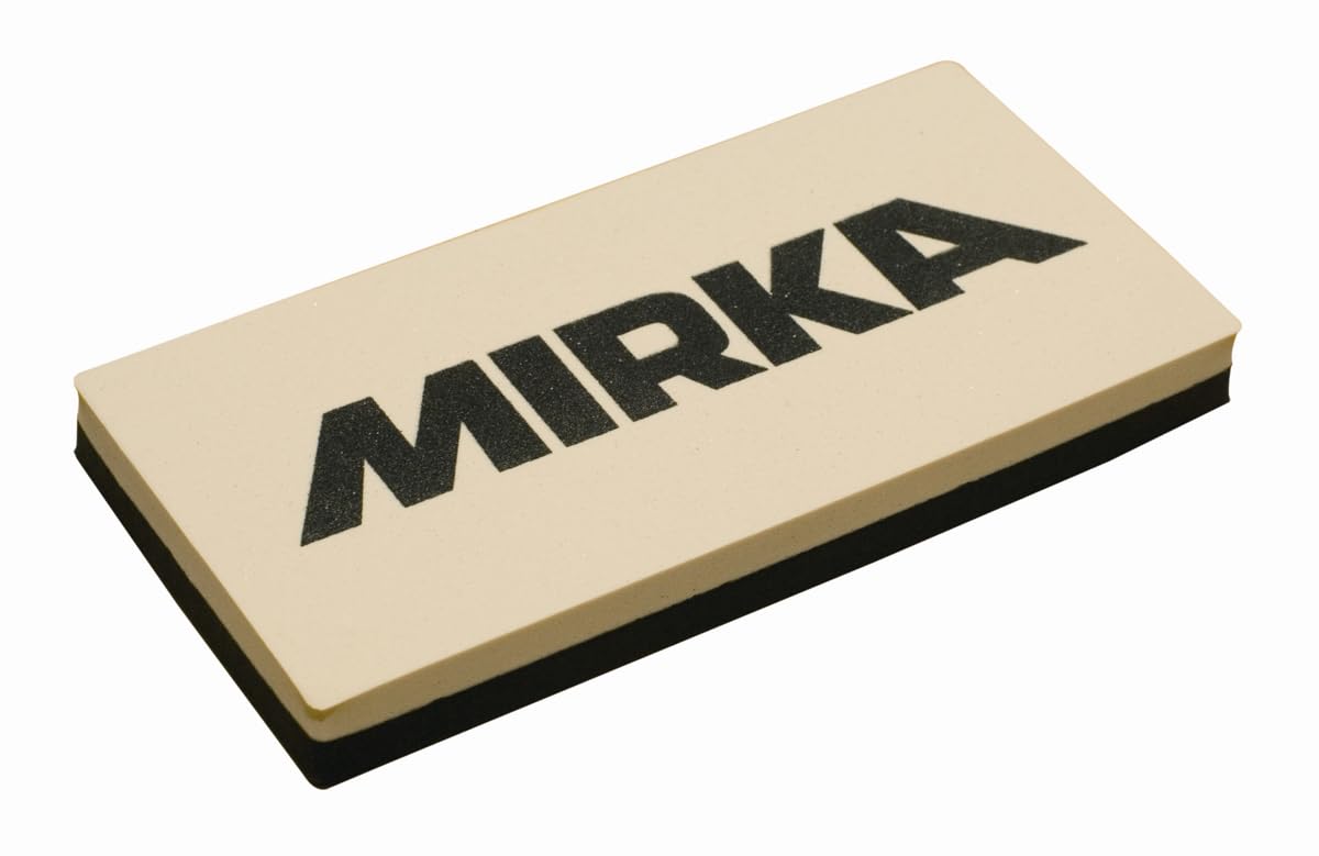 Mirka 8392201011 Handblock 2 Seiten Weich/Hart, 125 x 60 x 12 mm von MIRKA