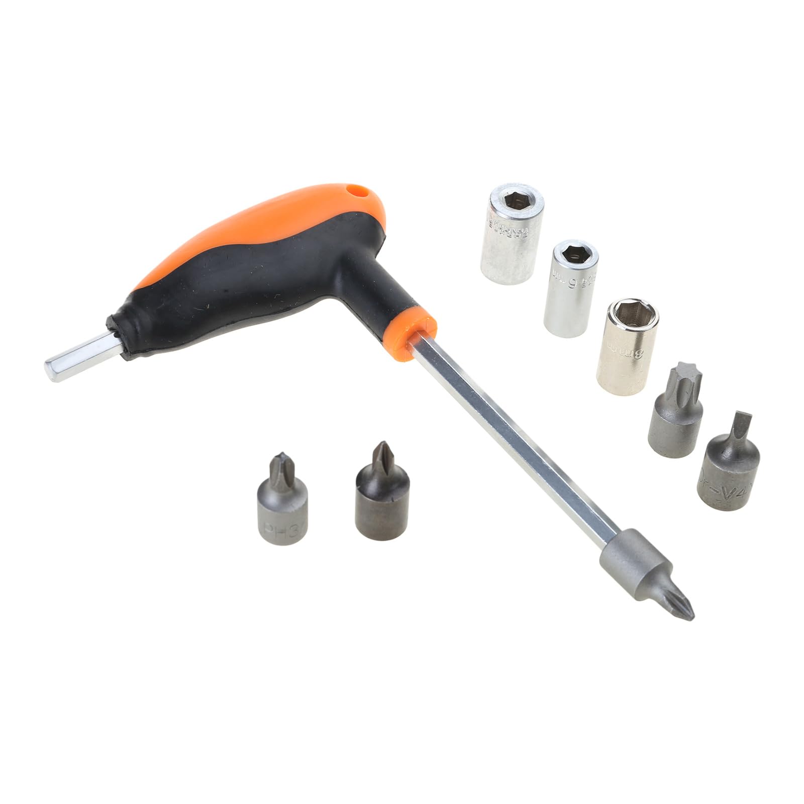 Mirweon Skateboard-Werkzeuge, T-Schraubenschlüssel mit 6/8/10/45 mm Bit-Stecknuss, Lagerentferner, Skateboard-Montagematerial, Reparaturwerkzeug Mirweon Skateboard-Werkzeuge, T-Schraubenschlüssel mit 6/8/10/45 mm Bit-Stecknuss, Lagerentferner, Skateboard-Montagematerial, Reparaturwerkzeug von Mirweon