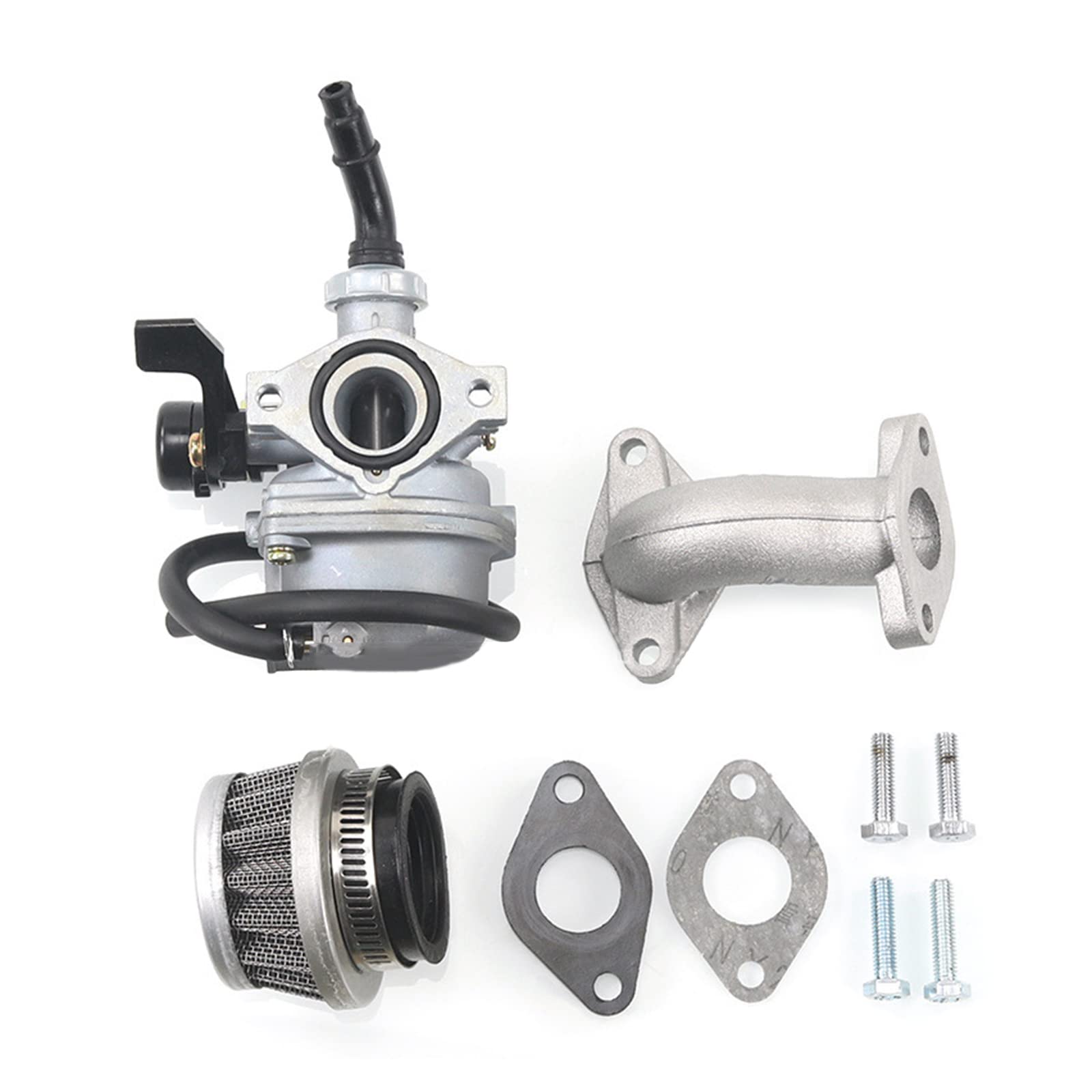 Vergaser PZ19 19 mm Vergaser mit Luftfilter für 70, 90, 110 cc ATV 4Wheeler Dirt Bike Vergaser PZ19 19 mm Vergaser mit Luftfilter für 70, 90, 110 cc ATV 4Wheeler Dirt Bike von Mirweon
