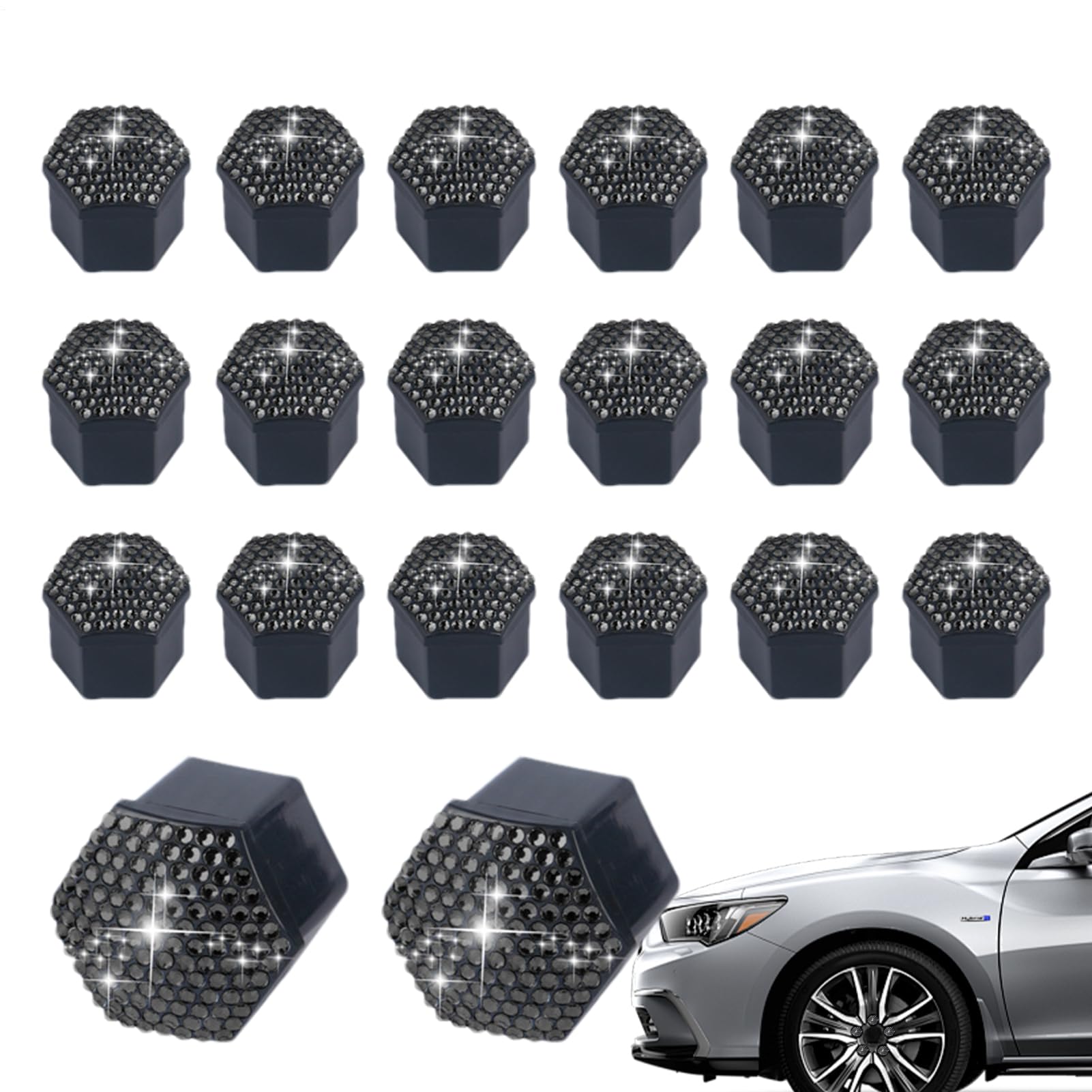 Misaakoeq Autoreifen-Ventilkappen, Reifenventilschaftkappen, dekorative rostfreie Reifenschraubenabdeckungen - Kratzfeste -Reifenschraubkappen, Reifenventilkappen für SUVs, LKWs, Autos, Fahrräder Misaakoeq Autoreifen-Ventilkappen, Reifenventilschaftkappen, dekorative rostfreie Reifenschraubenabdeckungen - Kratzfeste -Reifenschraubkappen, Reifenventilkappen für SUVs, LKWs, Autos, Fahrräder von Misaakoeq