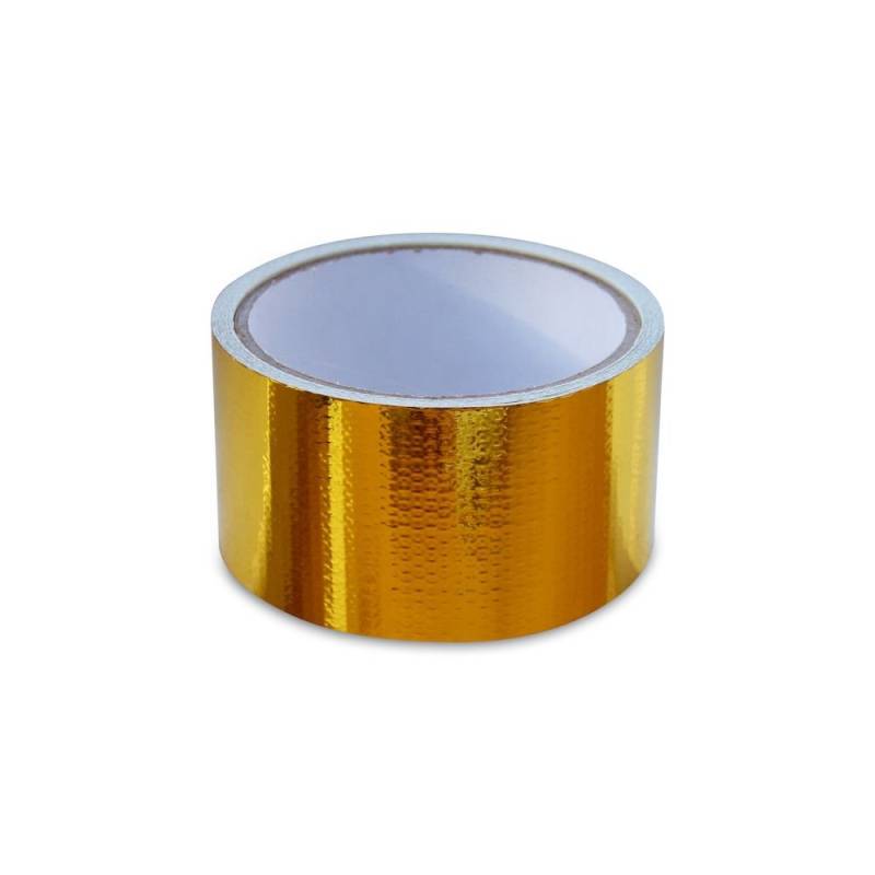 Mishimoto - MMGRT-235 Hitzeschutzband – 5,1 cm x 9,5 m Rolle, metallisch goldfarben von Mishimoto