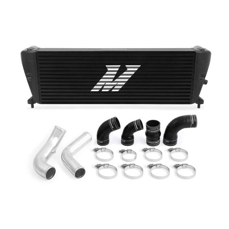 Mishimoto MMINT-RGR-11KBKP Performance-Kit, passend für Ford Ranger 3.2L Diesel 2011+, schwarz Ladeluftkühler, polierte Rohre von Mishimoto