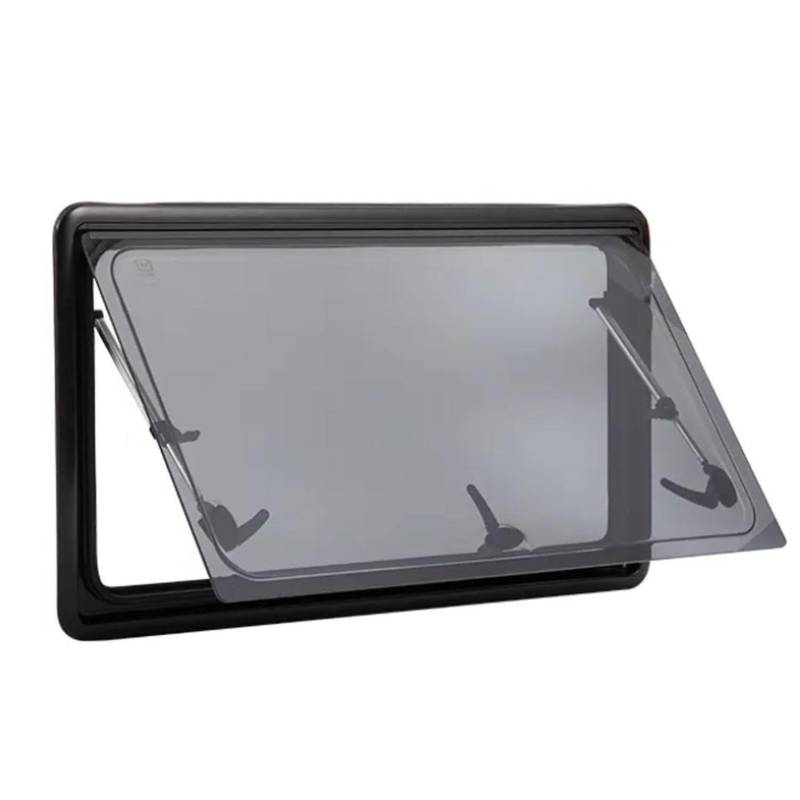 Ausstellfenster Wohnmobilfenster Seitenfenster Wohnmobil Fenster mit integriertem Rollo und Fliegengitter RV Externes Push Fenster für Wohnwagen Wohnmobile, Camper,610 x 450mm von Misorat