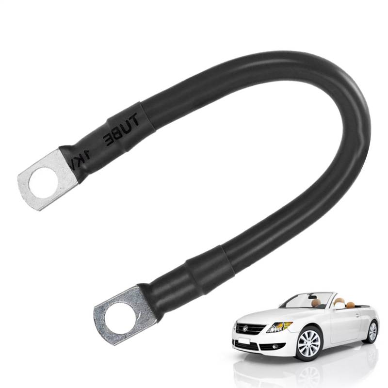 Batterie Wechselrichter Kabel Mit Batterieklemmen Steckern Stromkabe Überbrückung Starthilfekabel Auto Batterie Kabel Batteriekabel Mit Verzinnten Kupferösen An Beiden Enden Für Autos, Moto, Marine von Missmisq