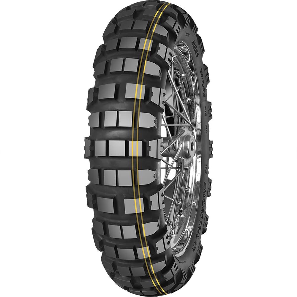 MITAS Motorradreifen 170/60 B 17 M/C TL/TT 72T ENDURO TRAIL XT DAKAR (2xYELLOW) M+S (IND) von Mitas