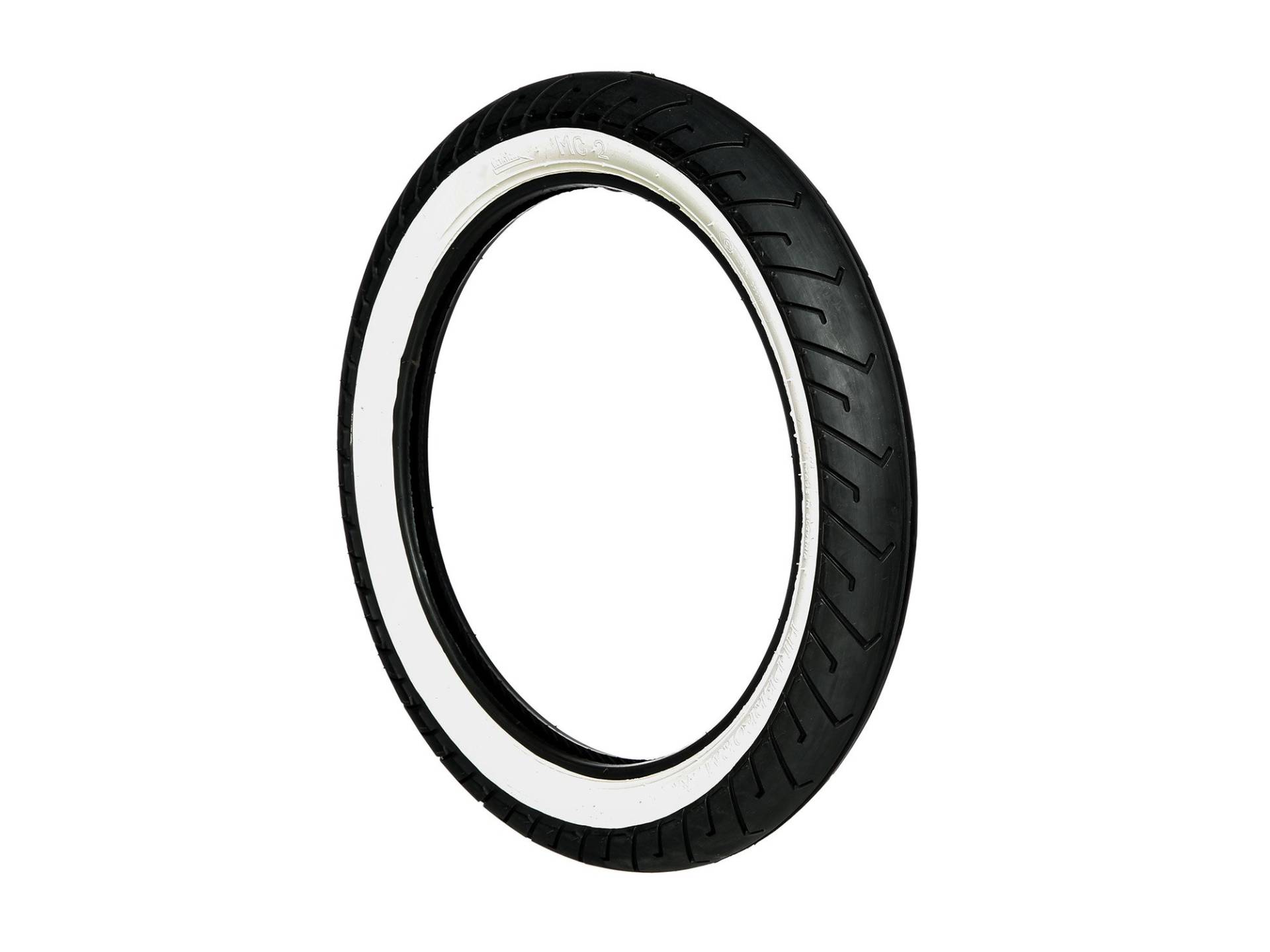 MITAS Weißwandreifen 2 3/4-16 - 46J - TT/TL - Profil MC2 - laufrichtungsgebunden MITAS Weißwandreifen 2 3/4-16 - 46J - TT/TL - Profil MC2 - laufrichtungsgebunden von Mitas