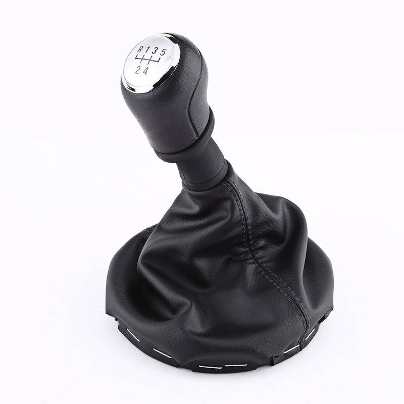 Minyinla Auto Schaltknauf 5 Gang Schaltmanschette Stick mit Kofferraumabdeckung Kit Getriebe Shift Knop Gaiter Boot Cover Staubdicht Ersatz für Transporter T5/T6 (2003-2011) von Minyinla
