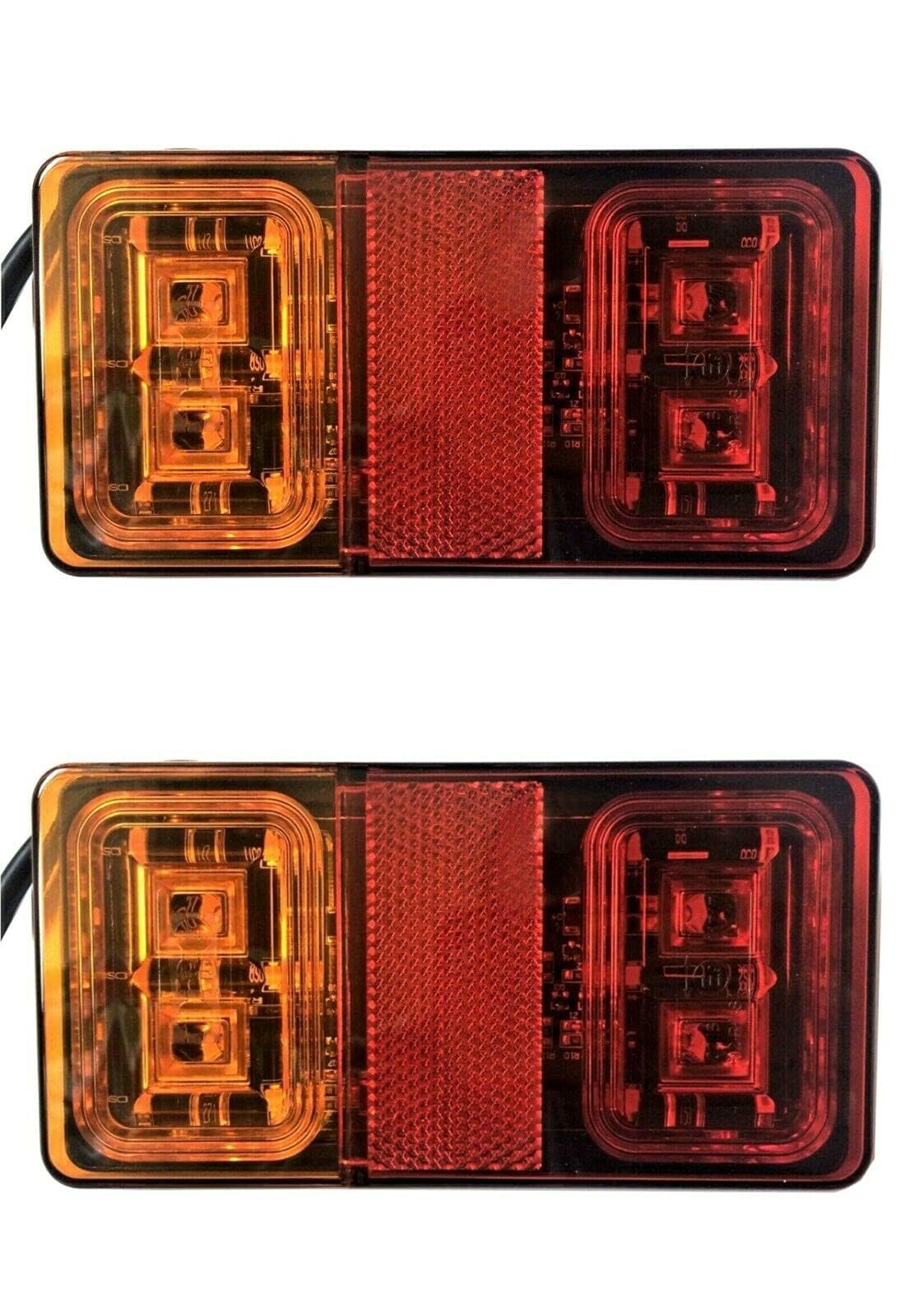 MelTruck® 2x LED Rückleuchte Positionsleuchte Bremsleuchte Blinker E9 für Anhänger LKW SET MelTruck® 2x LED Rückleuchte Positionsleuchte Bremsleuchte Blinker E9 für Anhänger LKW SET von MelTruck