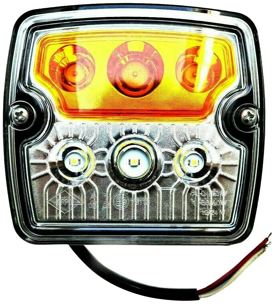 MelTruck® LED Blink-Positionsleuchte Standlicht Blinker 12/24V Anhänger, LKWs, PKWs, Wohnmobile, Wohnwagen, Traktoren, Bagger usw. von MelTruck