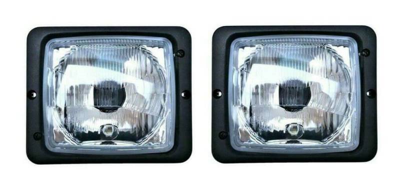 Ml MelTruck® 2x R2 Scheinwerfer mit Fernlicht Positionslicht Abblendlicht für IHC Fendt Zetor E20 von Ml