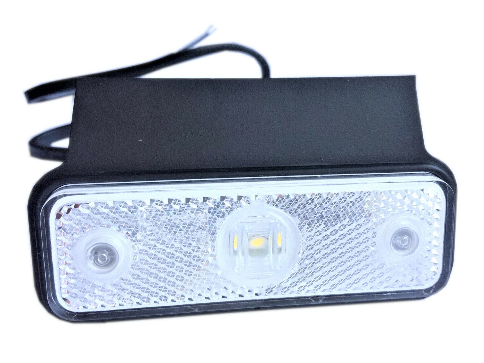 Ml MelTruck® Weiß LED Umrissleuchte Begrenzungsleuchte Positionsleuchte 12V 24V LKW Anhänger von Ml