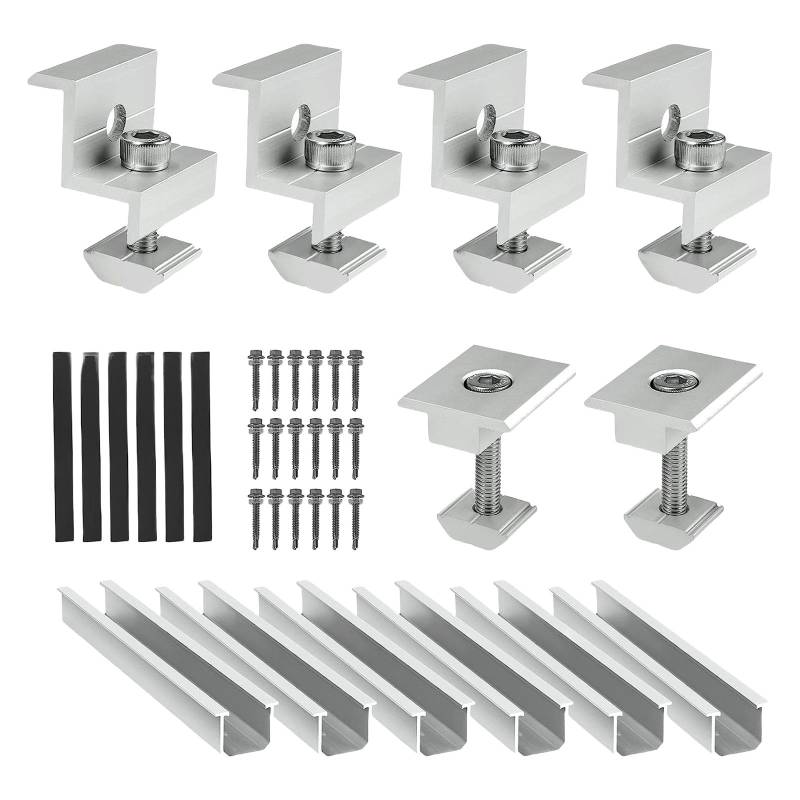 6 Pcs Robuste Solars Panel Montageklammern Für Die Sichere Installation Auf Verschiedenen Dächern Und Meeresschiffen Täglich von Mllepjdh