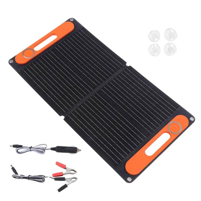 80W Tragbares Wasserdosen Solarpanel Double USB Port ETFE Solar Panel Ladegerät Mobile Stromversorgung von Mllepjdh