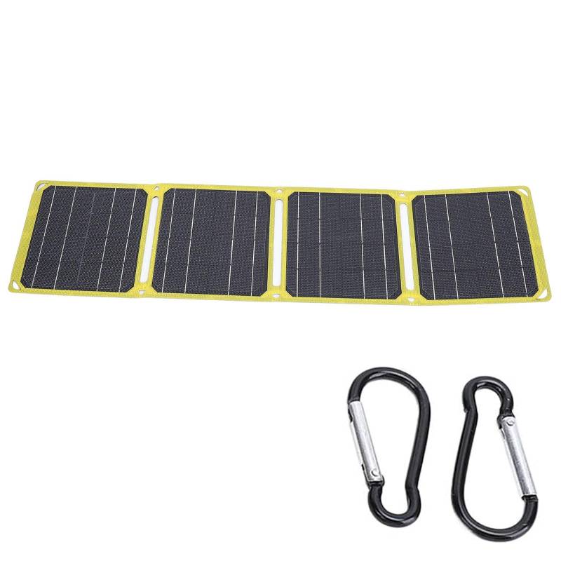 Hocheffizienz 40W ETFE FALTABLE SOLARS PANY Mit USB Und Ausgibt Tragbares Zubehör Für Camping Und Rucksacke Aus von Mllepjdh