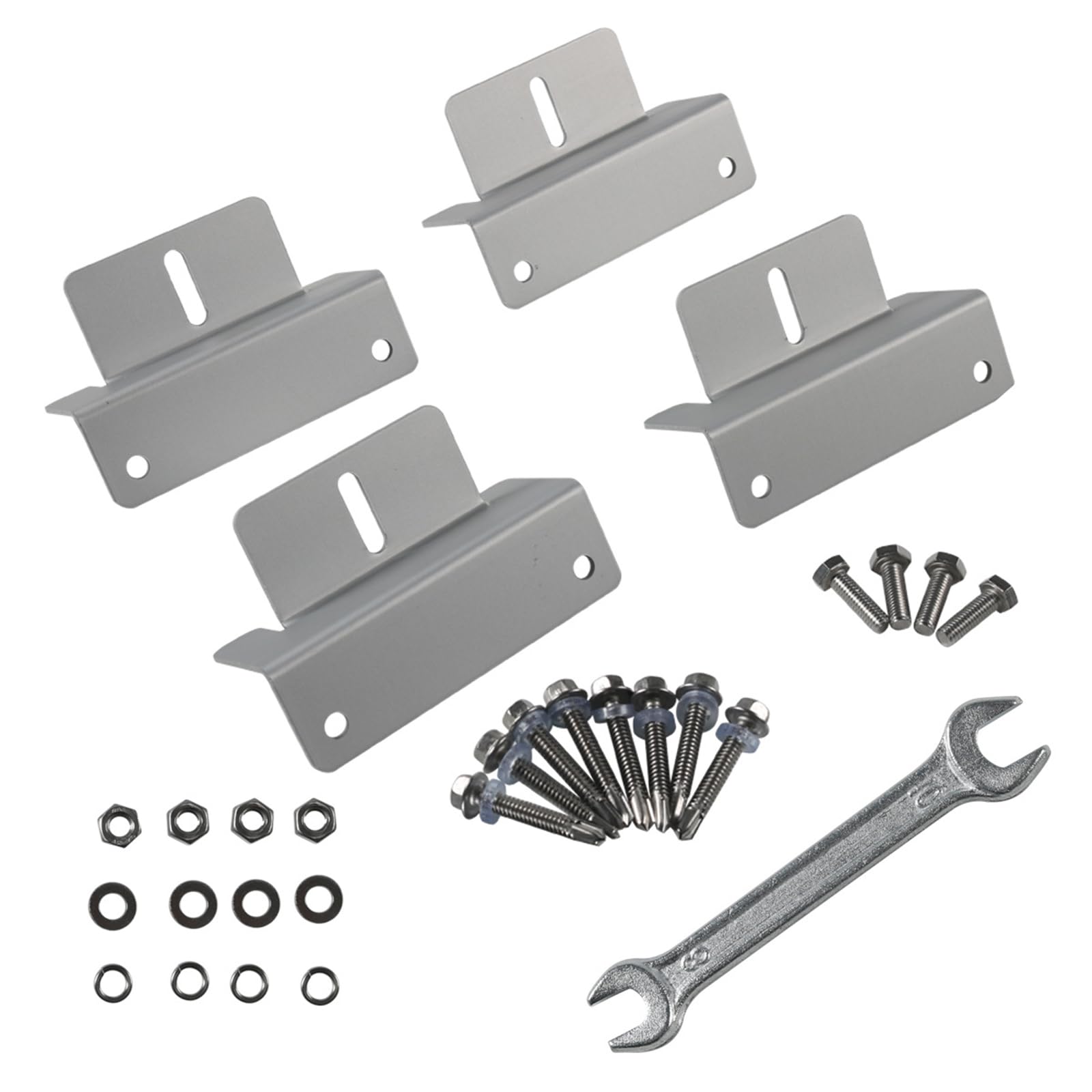 Mllepjdh 4/8set Photovoltaic Solar Panel Mount Zubehör Endklemme Aluminiumlegierungshalterung Für Solarpanel Mllepjdh 4/8set Photovoltaic Solar Panel Mount Zubehör Endklemme Aluminiumlegierungshalterung Für Solarpanel von Mllepjdh