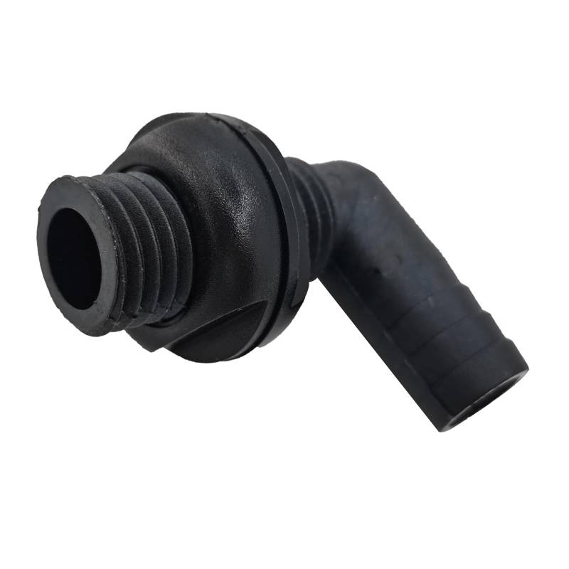 Mllepjdh Bilge Pumpbootboden 90-Grad Nylon Durch Rumpfarmaturen Scupper Abfluss Marine Mount Abflussschlange Rumpf von Mllepjdh